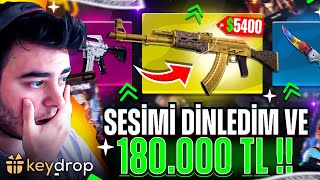 KALBİMİN SESİNİ DİNLEDİM VE 180.000TL VURGUN YAPTIM !! - ( Keydrop Promo Code giveaways 2024 )