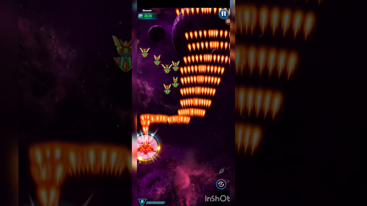 Alien Shooter Level 56 Crazy Boss Noctuoidea III with the Pulse Blast Firestorm