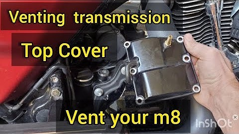 Harley M8 Vented Transmission Top Cover instead of Fueling Vented Dipstick. life pranks