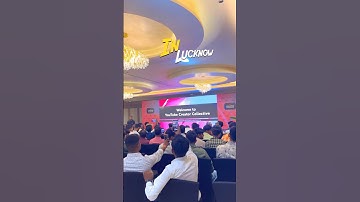YouTube Creator Collective 2025 #lucknow #youtubecreatorcollective #youtubers #event #ajitkr