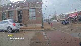 drive through Halls Dyersburg Tennessee