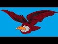 - El ave buitre video y sonidos animados -  The bird vulture video and animated sounds -