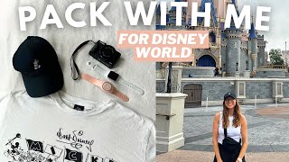 PACK WITH ME FOR DISNEY WORLD 2023 | packing tips, travel essentials & minimalist packing!