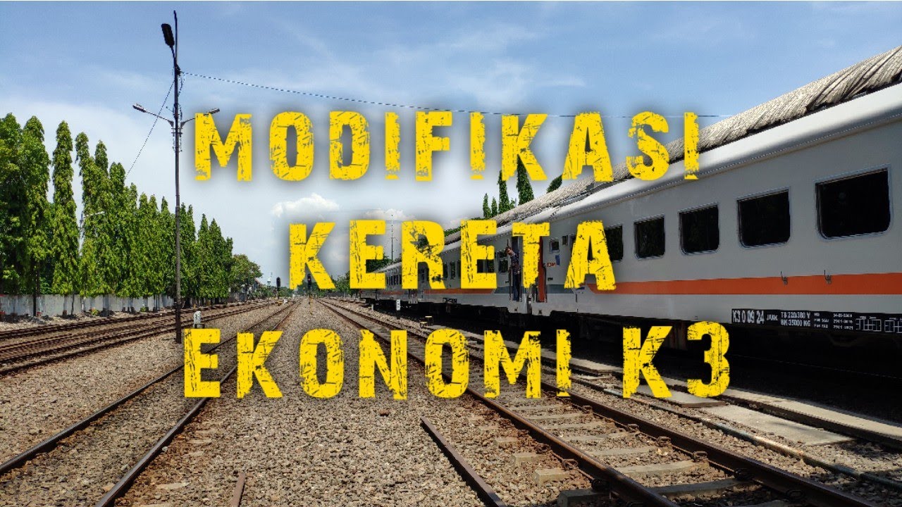 Modifikasi kereta ekonomi gaya baru malam Selatan - YouTube