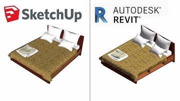 Revit Architecture | [Hindi/Urdu]Convert SketchUp Models Into Revit(With Materials)