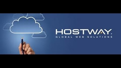HOW TO USE HOSTWAY WEB 2016
