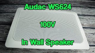 Audac WS624 100V In Wall Speaker screenshot 4