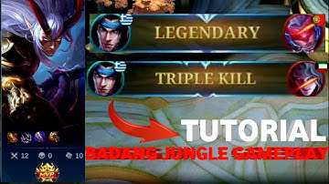 Unstoppable Badang Jungle Gameplay 2025 | Tutorial Badang Best Build 2025 | Mobile Legends
