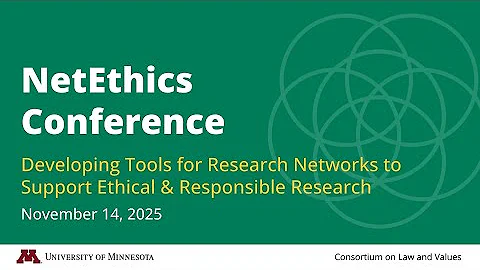 NetEthics: Welcome & Introduction to Conference