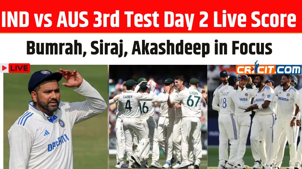 IND vs AUS 3rd Test Day 2 Live Score: India Aims to Wrap Up Australia ...