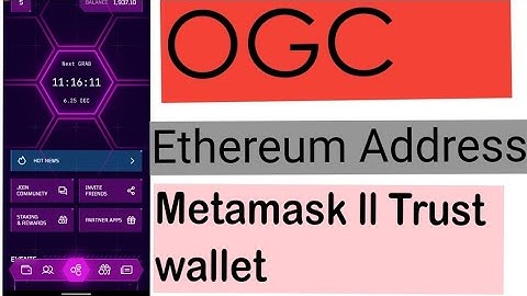 OGC network Ad Ethereum Address ll Metamask ll Saqlain Free earning 💯