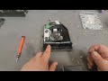 disassembling and cleaning PS4 disc drive (from PS4 with 4 rear screws)