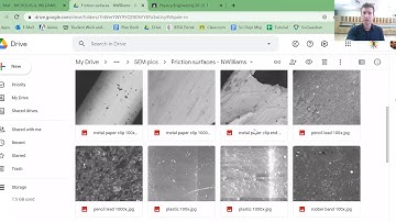 Friction on a Molecular Level - Scanning Electron Microscope Pictures