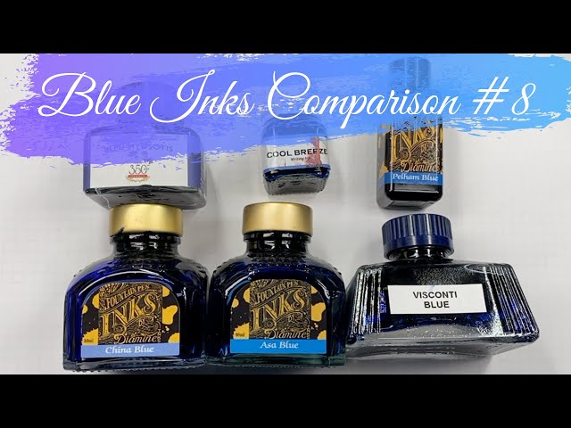 Blue Inks Comparison #8 class=