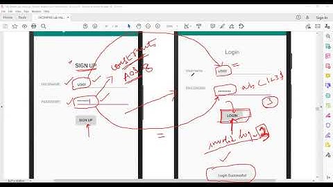 18CSMP68: Mobile Application Development Lab: Prog 3 - Sign UP & Login (Part 1)