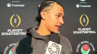 Alabama QB Austin Mack after the Tide's 38-3 loss to Indiana in the Rose Bowl