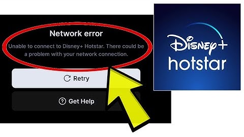 How To Fix Network error Unable to connect to Disney+ Hotstar. There could be a problem with your...
