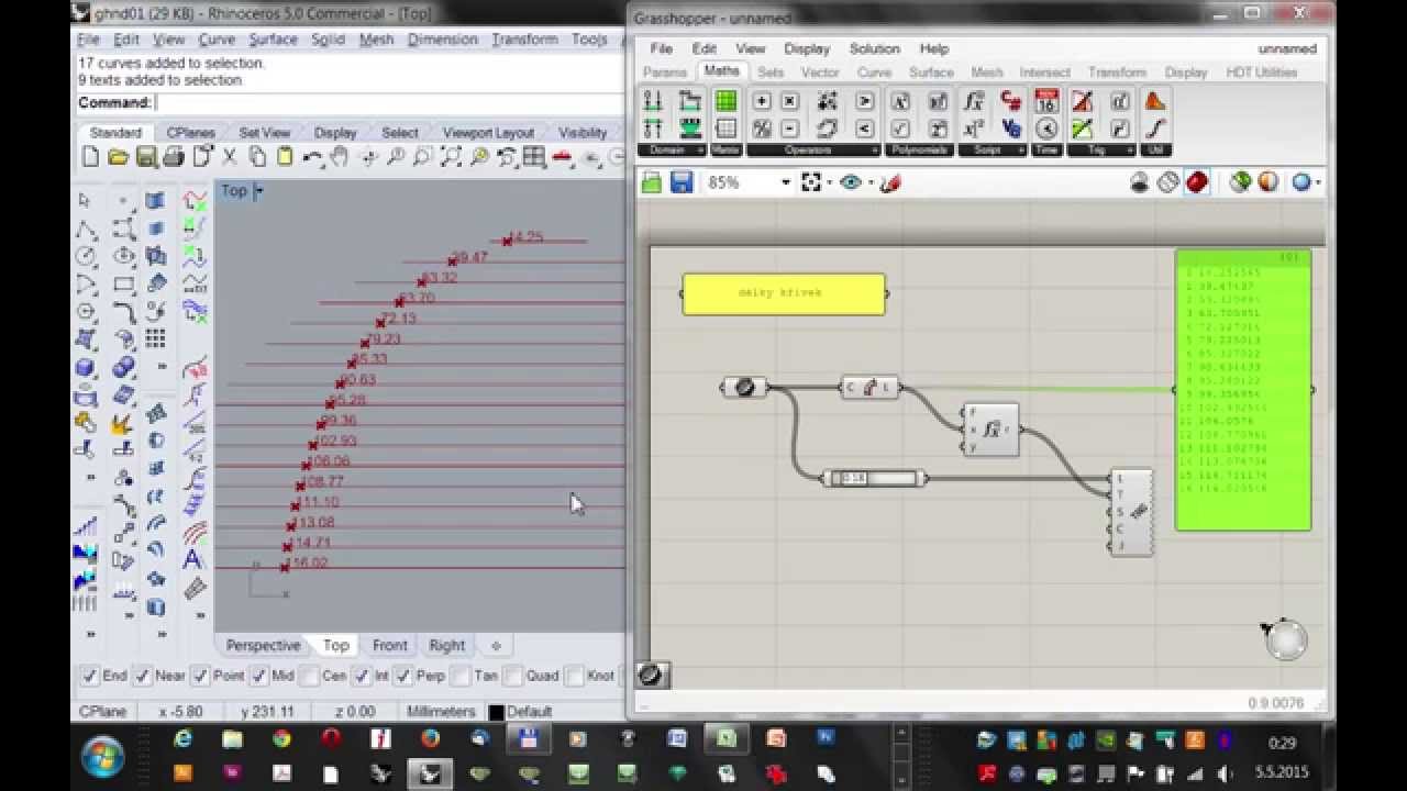 Grasshopper tutorial JB001 - YouTube