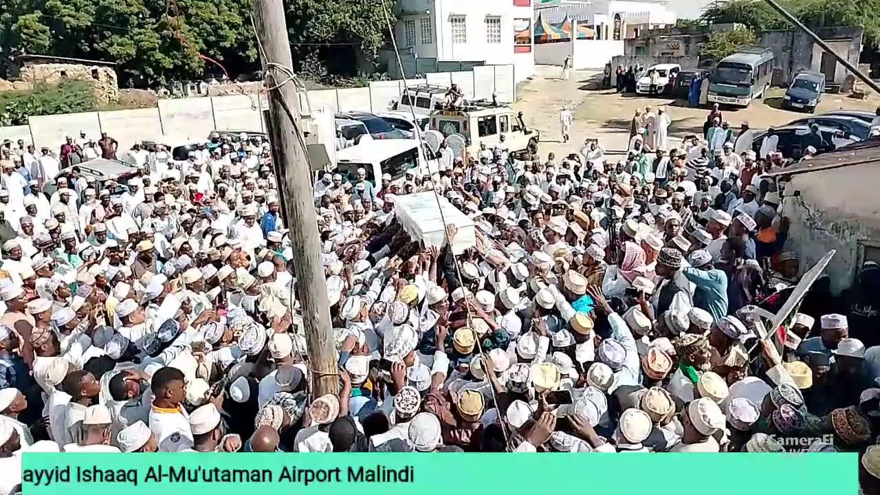 Mapokezi Ya Al-Marhum As-Sayyid Ishaaq Al-Mu'utaman Airport Malindi