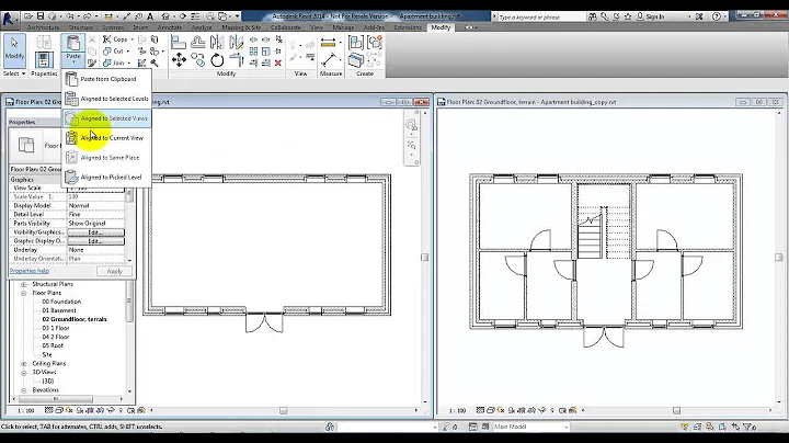 Revit 2014_Copy elements between projects