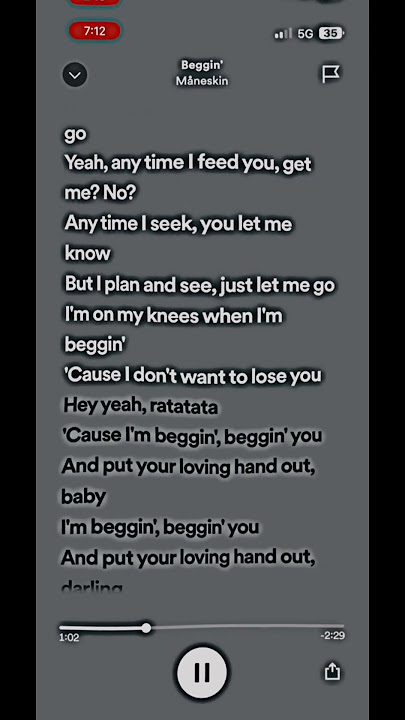 Beggin sped up