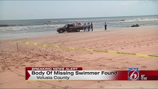 Body of missing swimmer found