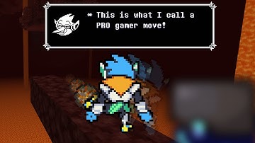 Berdly Deflects a Fireball. Deltarune Sprite Animation