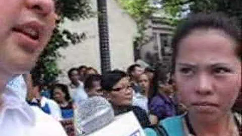 Sen. Allan Peter Cayetano Interview at Walk for Tr...