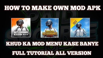 SRC 3.8 ADD IN BGMI HOW TO MAKE OWN MOD APK SRC SDD IN BGMI || KHUD KA MOD APK KASE BANYE