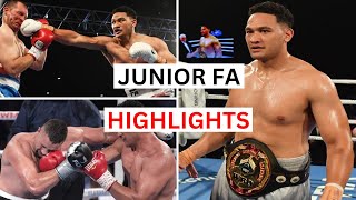 Junior Fa (11 KO's) Highlights & Knockouts