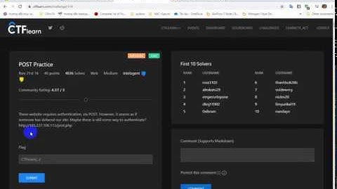 POST Practice - CTF Learn - Học viện CNTT ACT