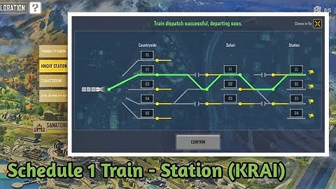 Schedule 1 Train in Knight Station | Krai Map Exploration Task CODM - COD Mobile Tamil