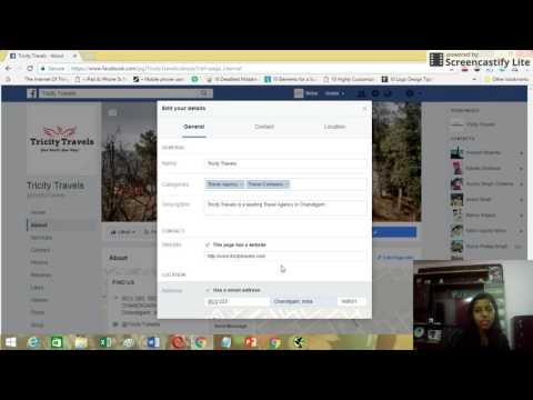 Comment changer l'adresse d'entreprise sur la page Facebook | 2017