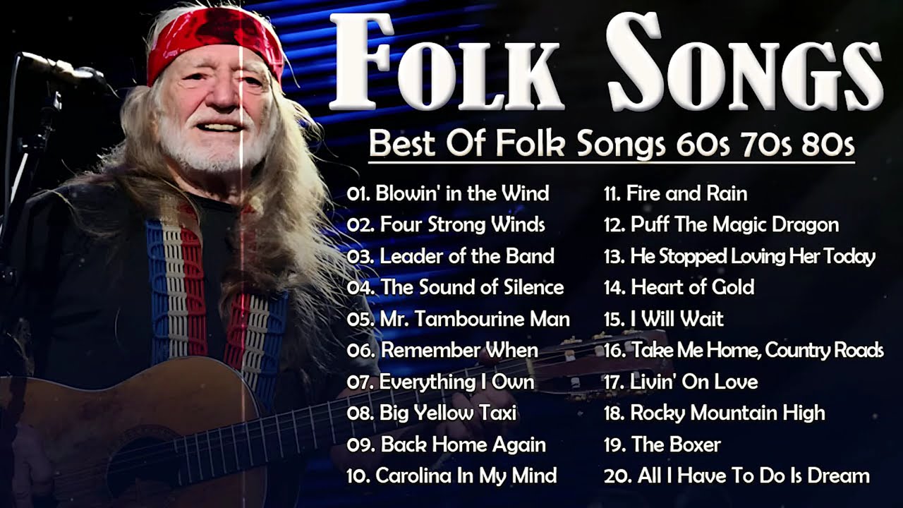 John Denver, Phil Collins, Jim Croce, Cat Stevens, Don Mclean, Bread - FOLK SONGS & COUNTRY MUSIC