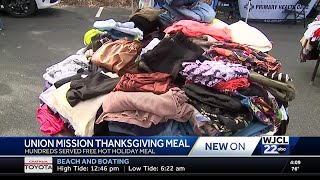 Union Mission serves up Thanksgiving meal