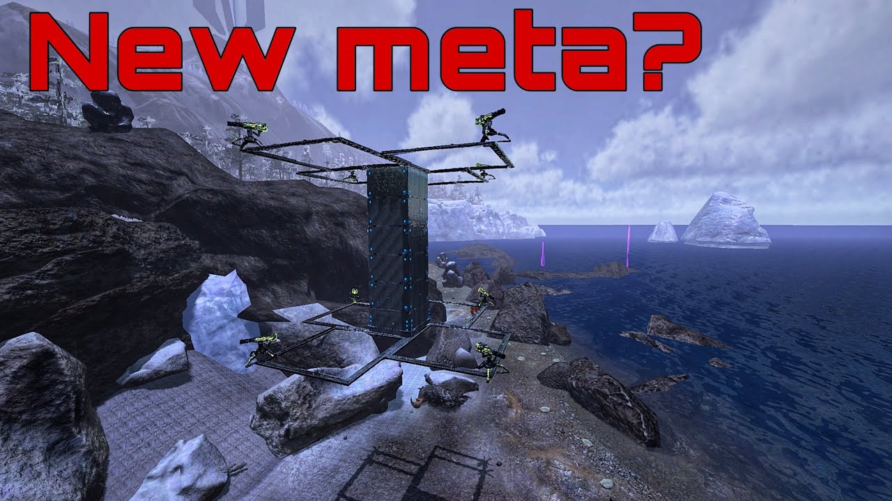 [ARK Mobile PvP] New Methode to Build flying structurs? - YouTube