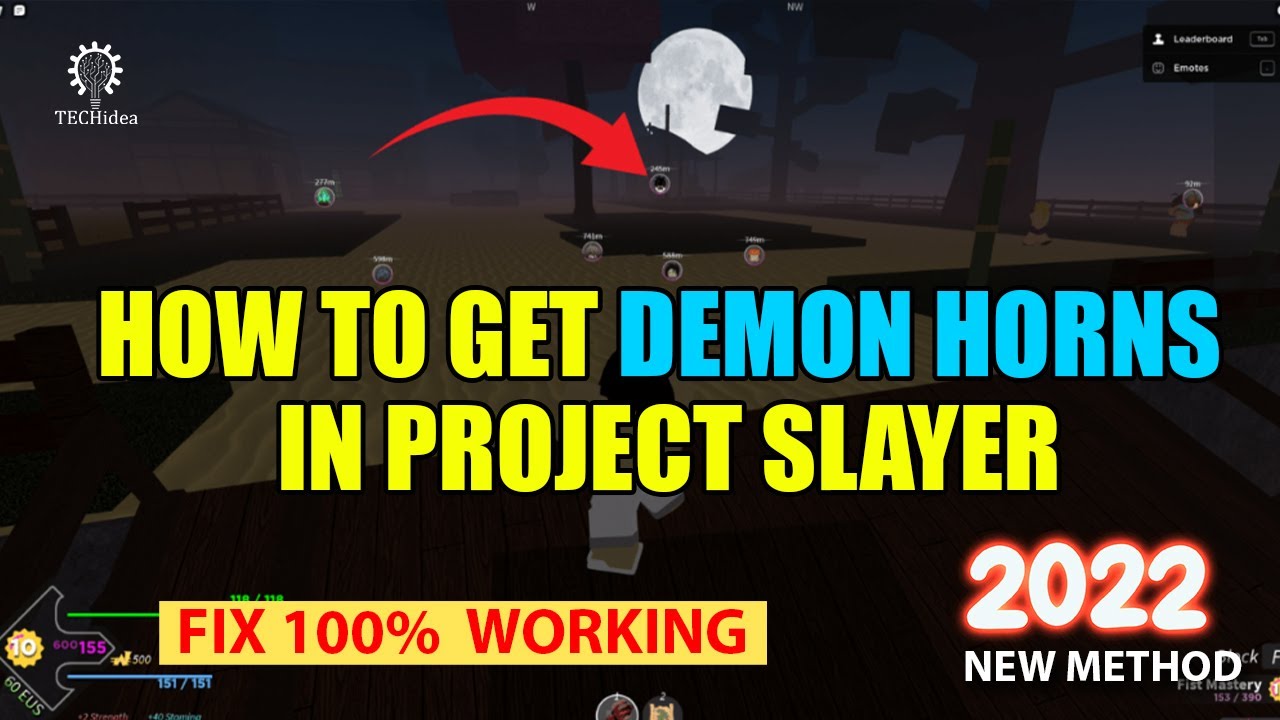 How to Get Demon Horns in Project Slayer (2022) 