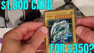 BEST YUGIOH DEAL EVER? DDS Dark Duel Stories Blue Eyes White Dragon Promo PSA 10 GEM MINT FOR $350?!