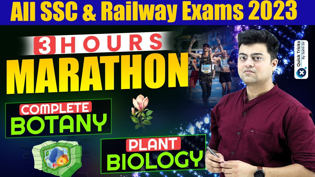 ALL SSC & Railway Exams 2024 | Marathon for Complete Botany | Science by Harish Sir