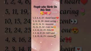 Find your birthday।। lucky day।। find your special day 🎀💓