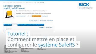 Tutoriel : Comment mettre en place et configurer le système SafeRS ?  | SICK FR screenshot 5