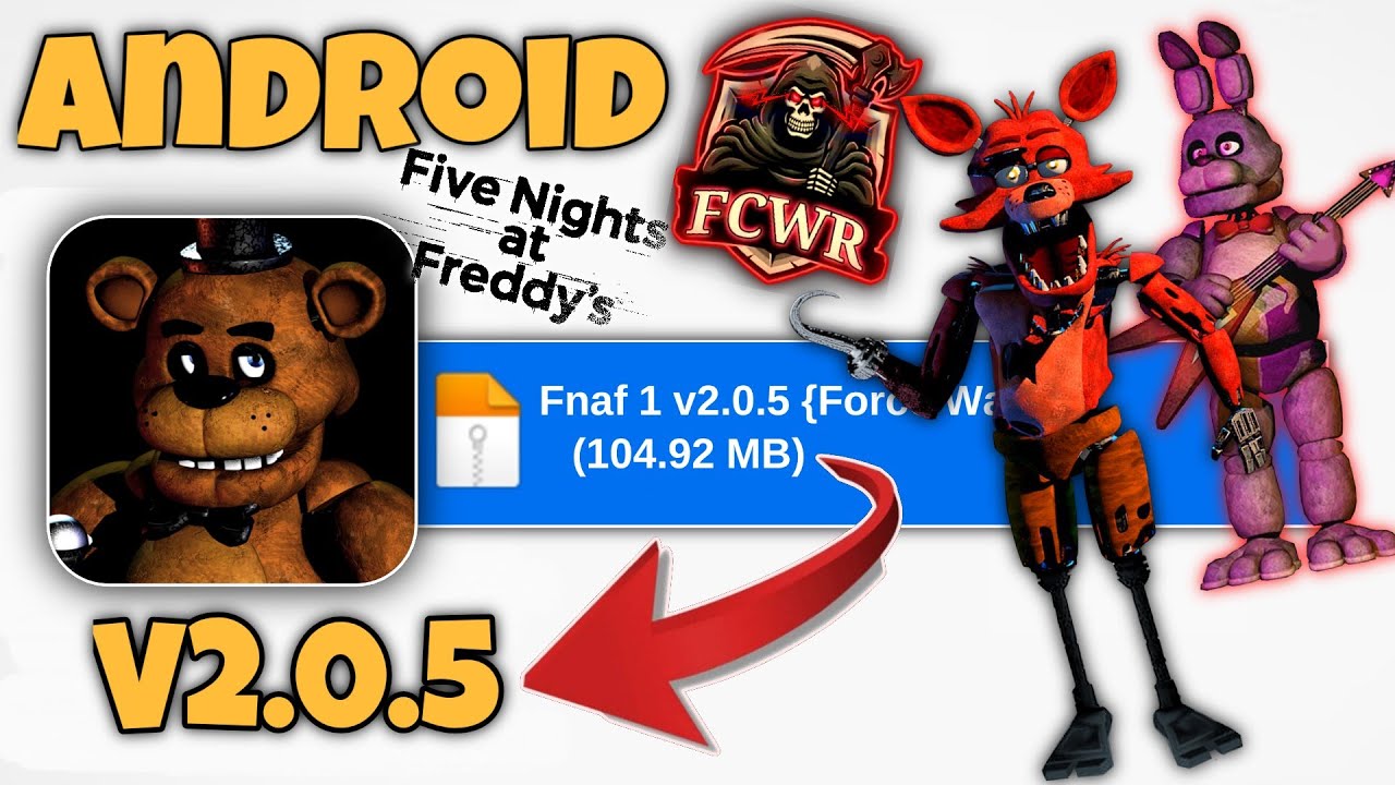 COMO BAIXAR E INSTALAR FIVE NIGHTS AT FREDDY'S 1 OFICIAL V2.0.5 PARA ...