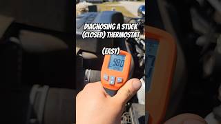 (Easy) How to diagnose a Stuck Closed Thermostat!! #automobile #brakefluid #cooling #thermostat #ram