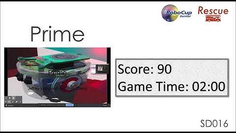 SD016 Prime [RoboCupJunior Rescue Simulation Demonstration Competition]