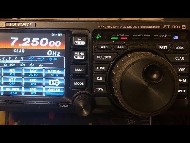 Yaesu FT-991A Part 1 of buttons and knobs I use most on HF. #yaesu