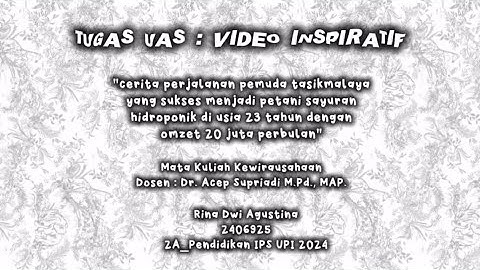Usia 23 Tahun Sukses Menjadi Petani Sayur Hidroponik, Omzet nya Mencapai 20 Juta dalam Satu Bulan!!