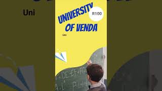 How to apply at University of Venda