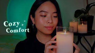 Soft & Gentle ASMR 💚 Face Brushing, Hand Movements, Light Tapping (Whispered) 🍃