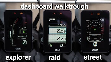 Tenere 700 WORLD RAID how to operate the DASHBOARD