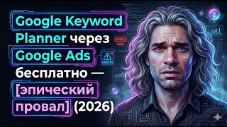 Google Keyword Planner через Google Ads бесплатно — [эпический провал] (2026)